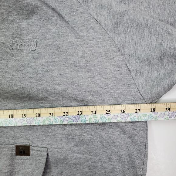 Riggs by Wrangler WorkWear Gray Thermal Full Zip Hoodie XL Distressed - Picture 7 of 7